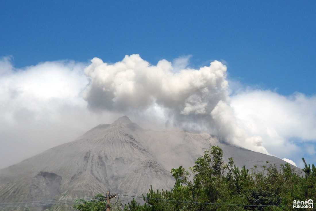 Eruption du Sakurajima, Kagoshima