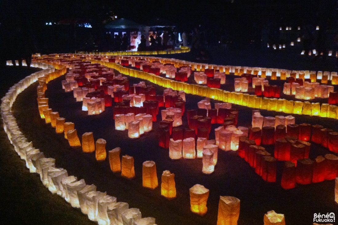 Temple Tôchô-ji, Festival des lanternes de Fukuoka : Hakata Tômyô Watching 2013