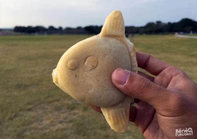 gâteau manboyaki à Umi no naka-michi, Fukuoka