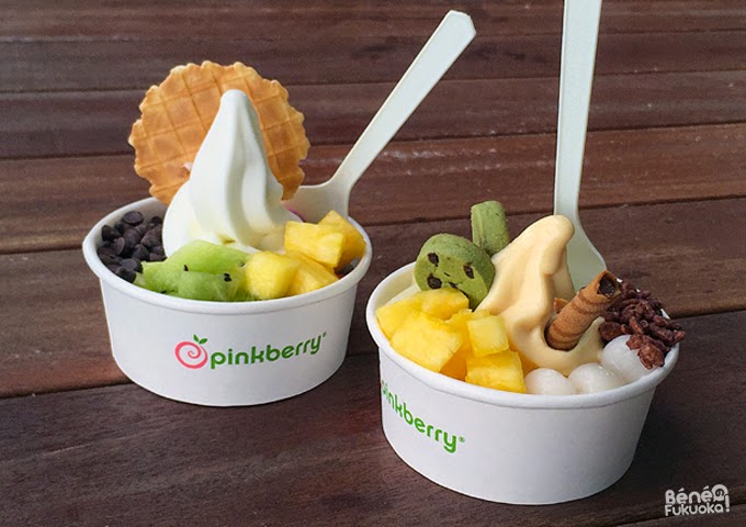 Pinkberry Fukuoka, yaourts glacés Pinkberry Fukuoka, yaourts glacés