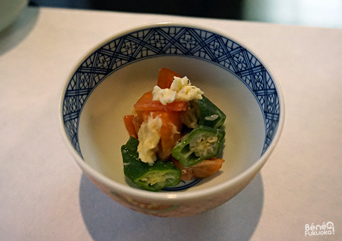 Confiture de fugu avec tomates et gombos