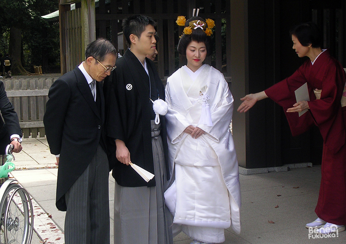 Mariage au sanctuaire Meiji