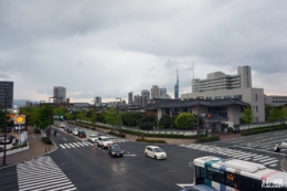 Fukuoka sous les nuages