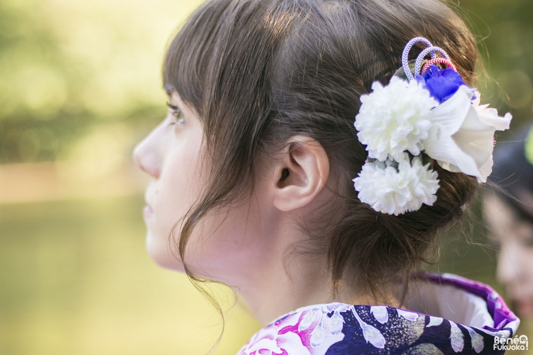 Coiffure kimono septembre