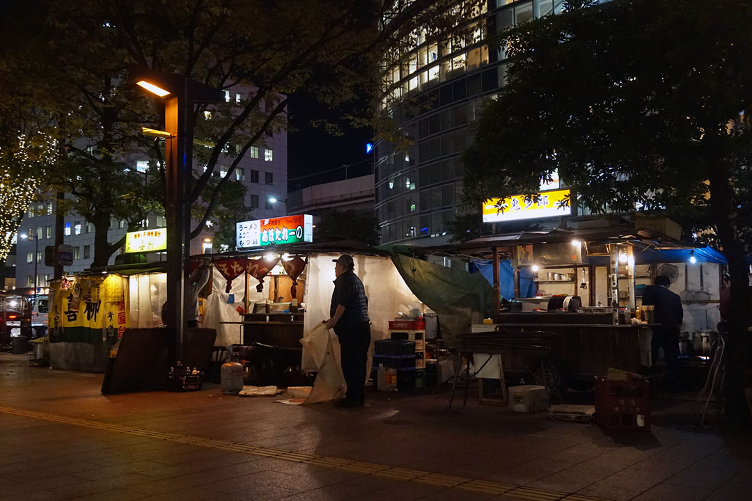 Yatai à Tenjin, Fukuoka