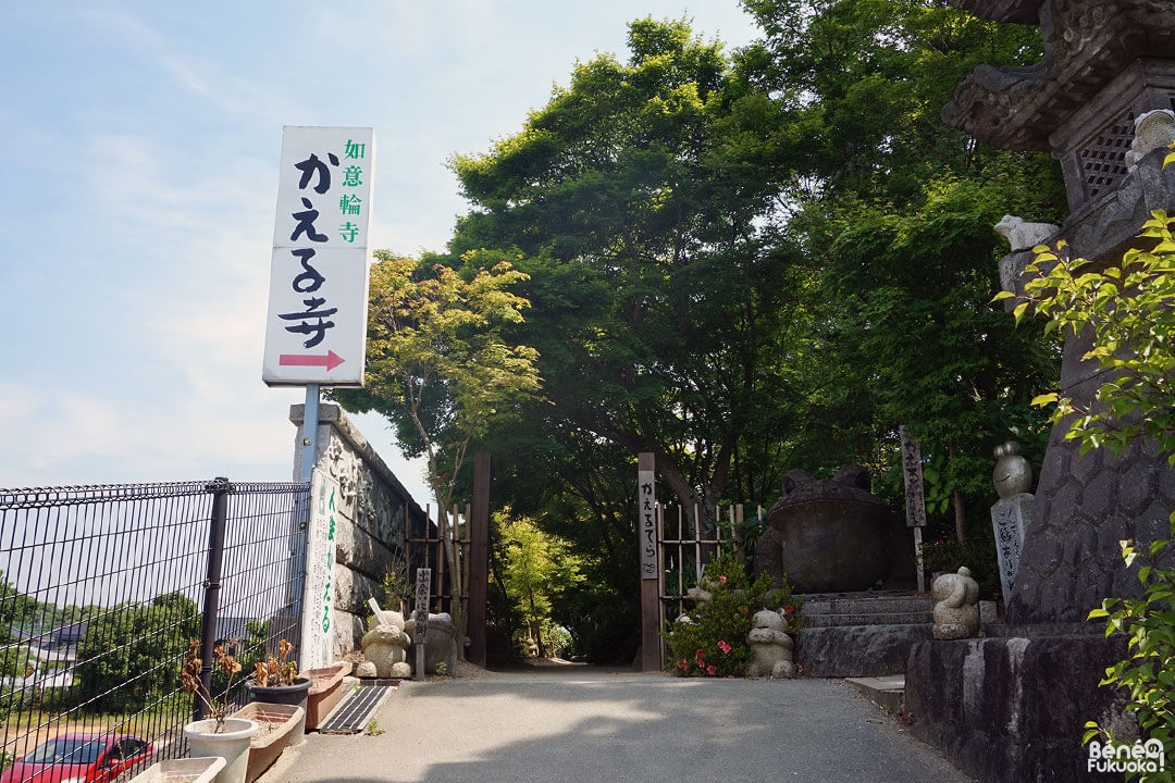 Nyoirin-ji (Kaeru-dera), le temple des grenouilles de Fukuoka