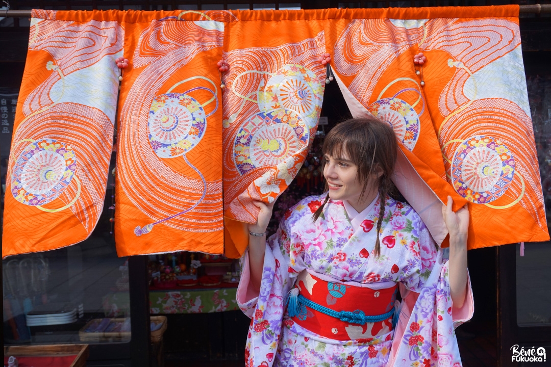 Fukuoka Kimono Walk (à Yanagawa) avec Joranne