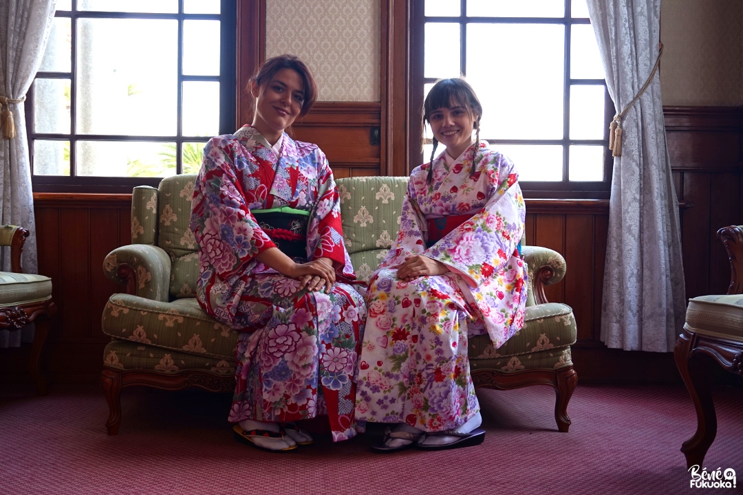 Fukuoka Kimono Walk (à Yanagawa) avec Joranne