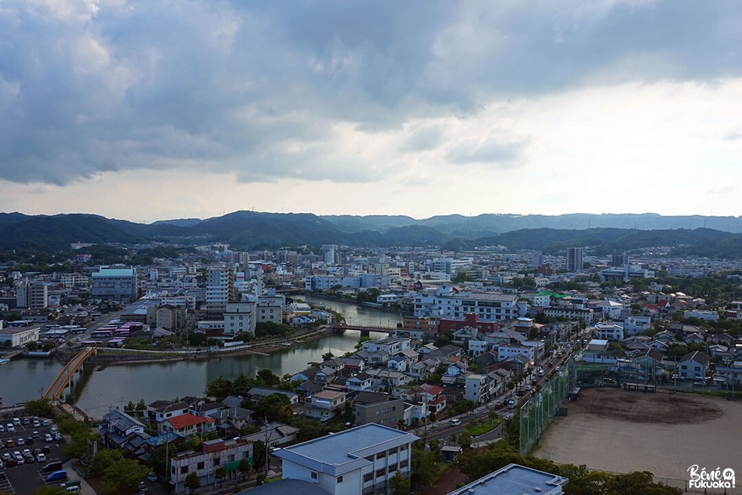 Vue sur Karatsu depuis le château de la ville