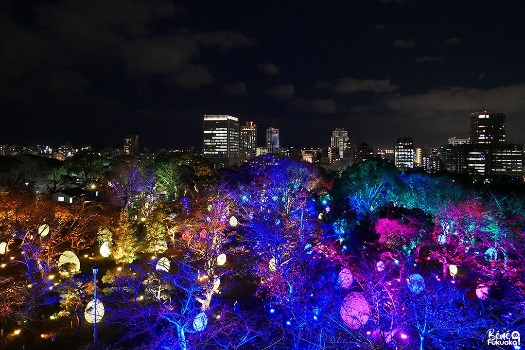 Exposition teamlab au château de Fukuoka