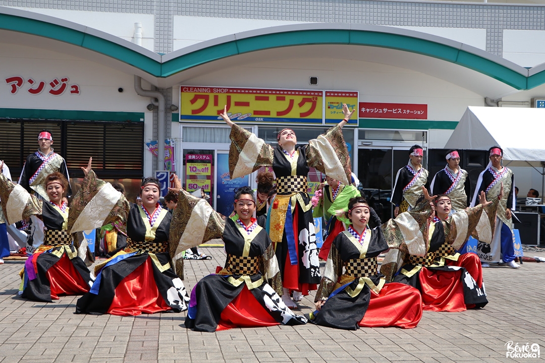 Nagare, danse Nana-ban Yama, Sanoyoi Fire Carnival