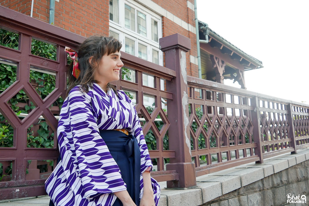 Location kimono à Mojikô, ville de Kita-Kyûshû, Fukuoka