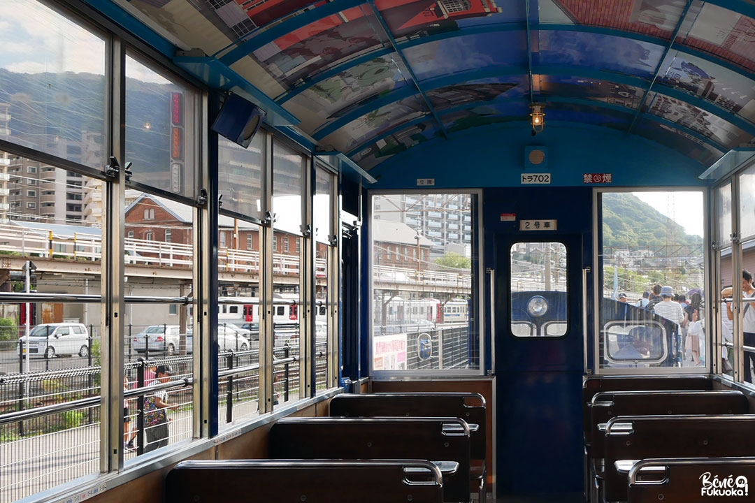 Le train touristique Shiokaze-gô, Mojikô, ville de Kita-Kyûshû, Fukuoka