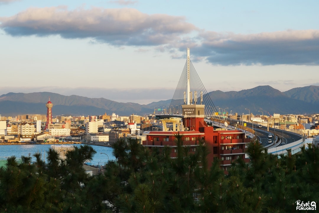 Vue sur Fukuoka depuis le parc Nishi, Fukuoka