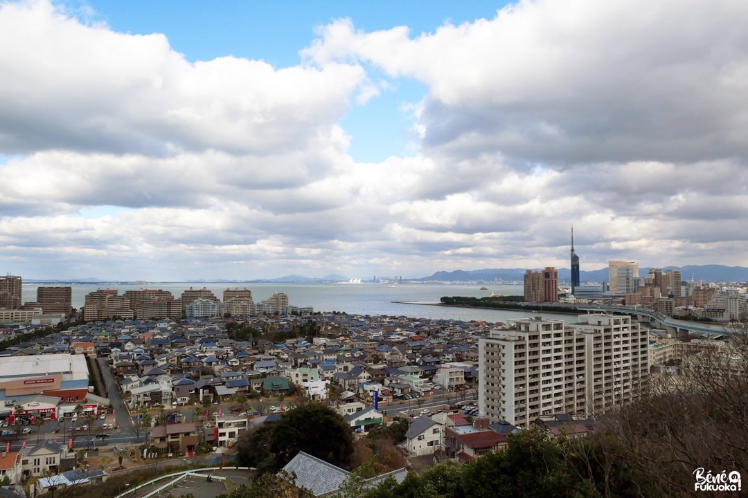 Vue sur Fukuoka depuis le sanctuaire Atago, Fukuoka