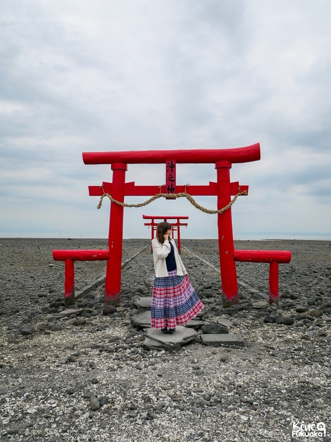 Les torii flottants de Tara, préfecture de Saga