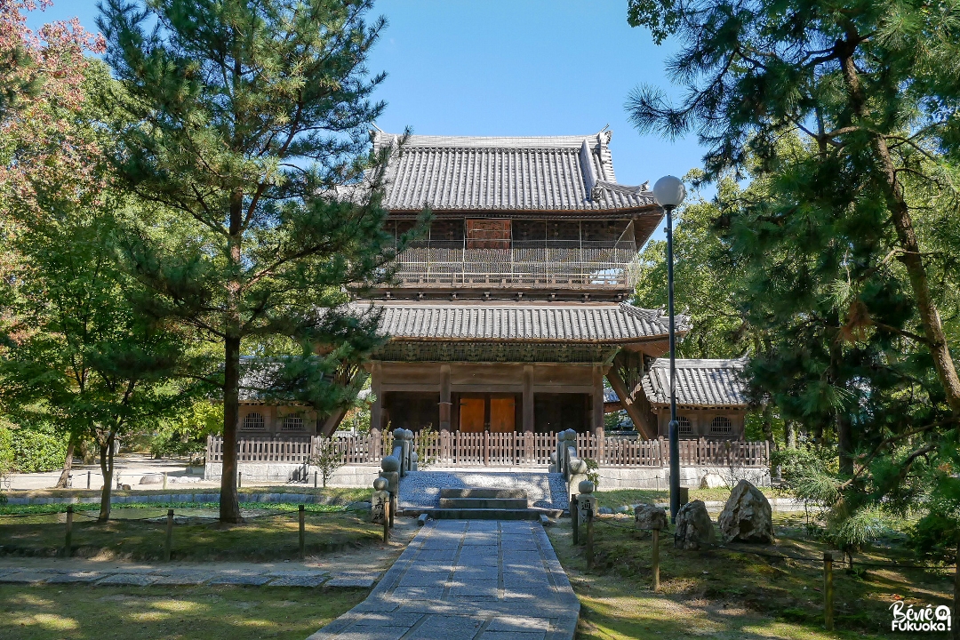 Un temple bouddhiste japonais, ville de Fukuoka