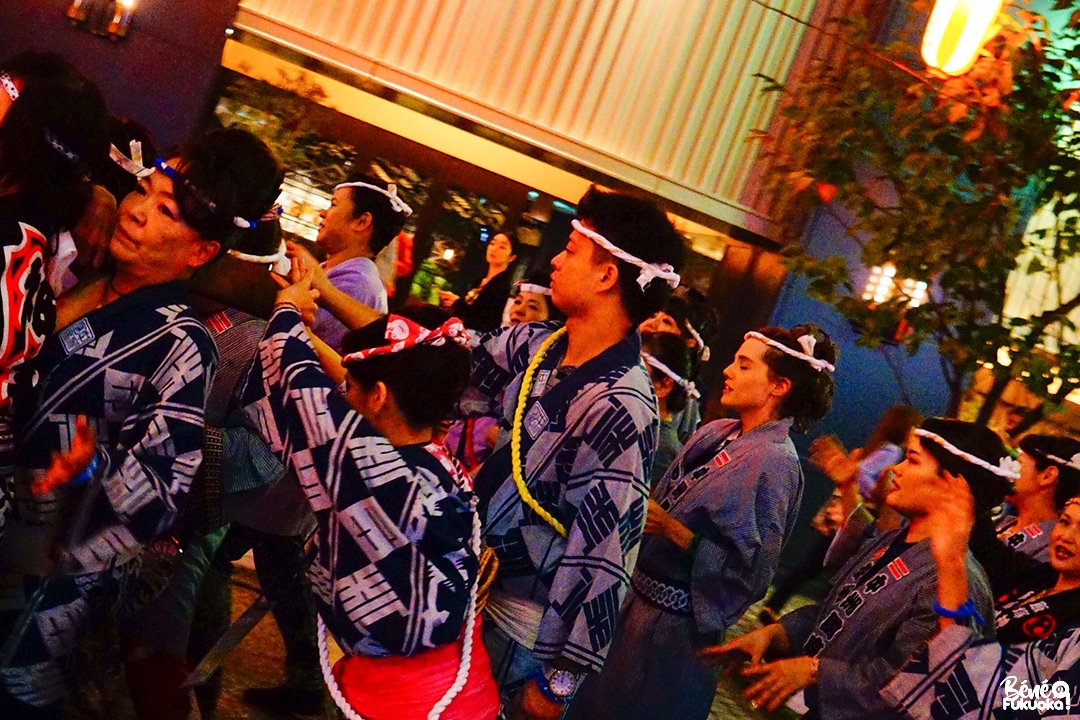 J'ai participé à Onna Mikoshi au festival de Nakasu, Fukuoka