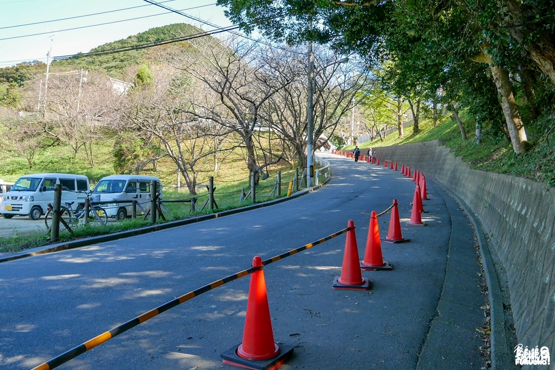 File d'attente pour Hikari no Michi, sanctuaire Miyajidake, Fukuoka