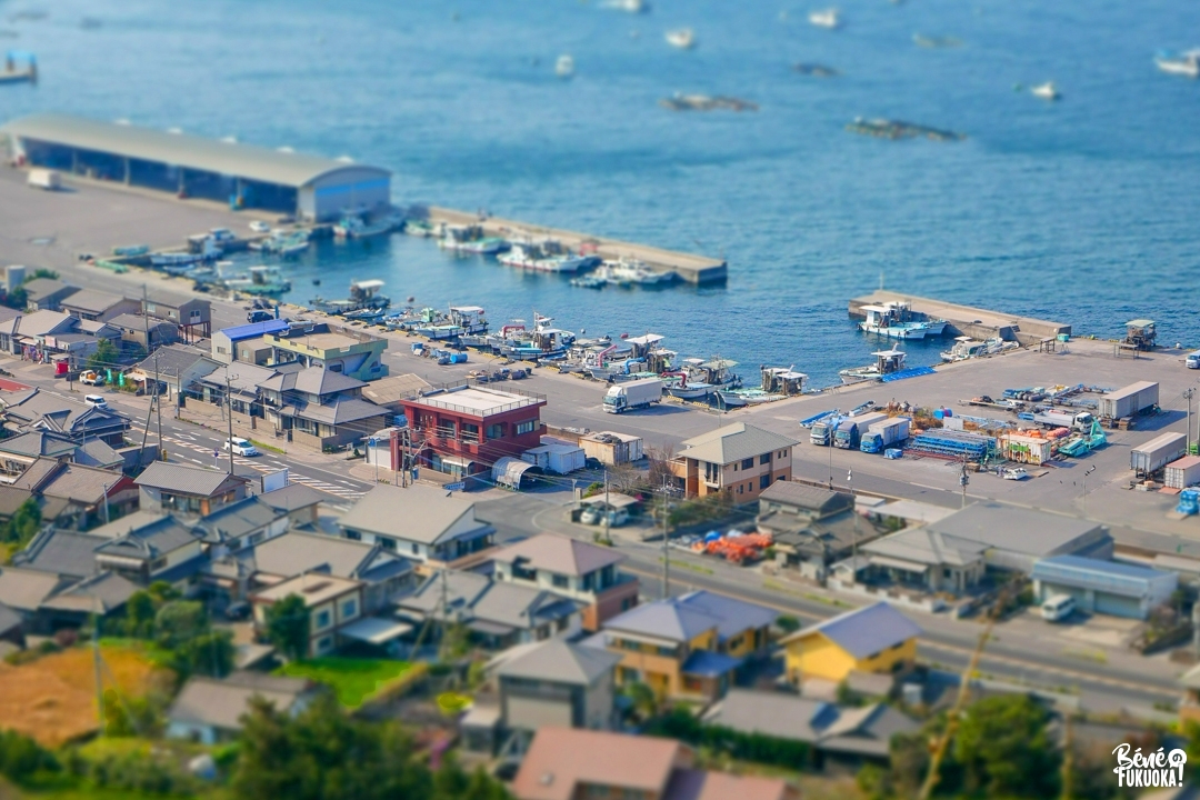 Le port de la ville de Tarumizu, Kagoshima