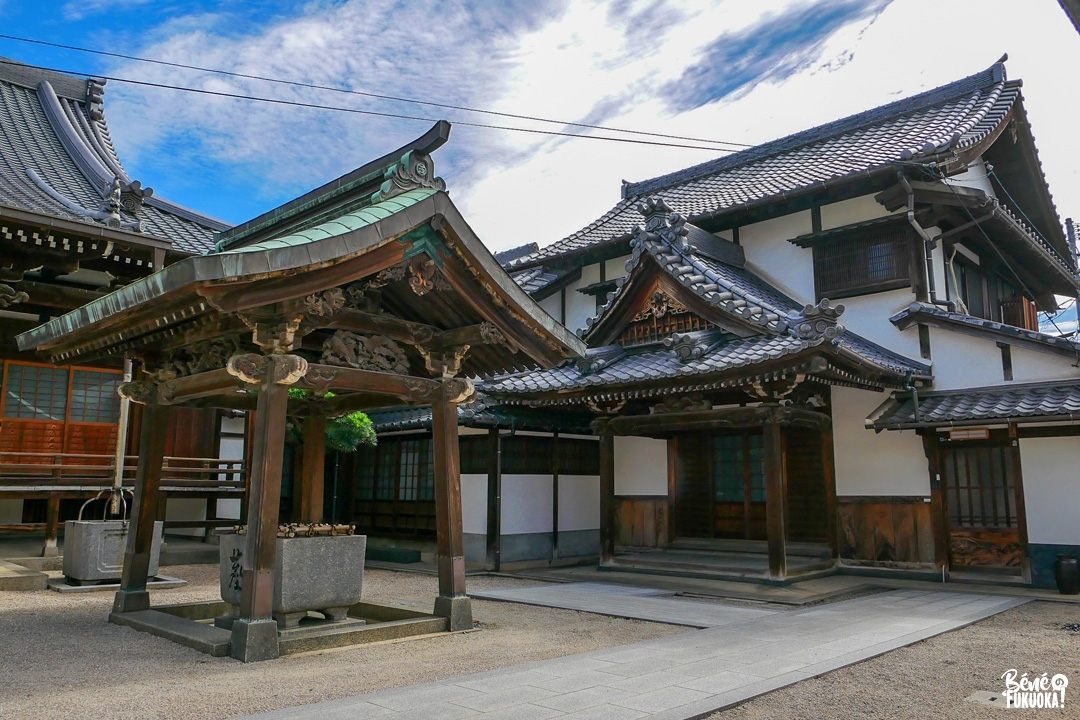 Temple dans le quartier de Hakata, Fukuoka