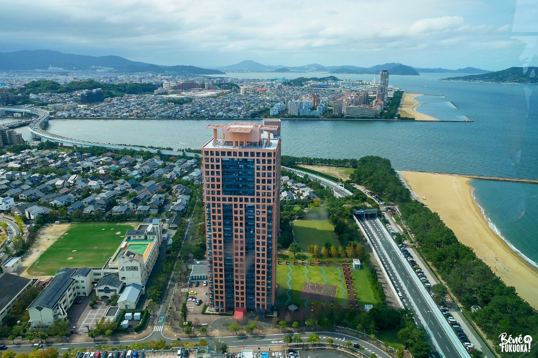 Vue sur Fukuoka depuis la tour de Fukuoka, Fukuoka