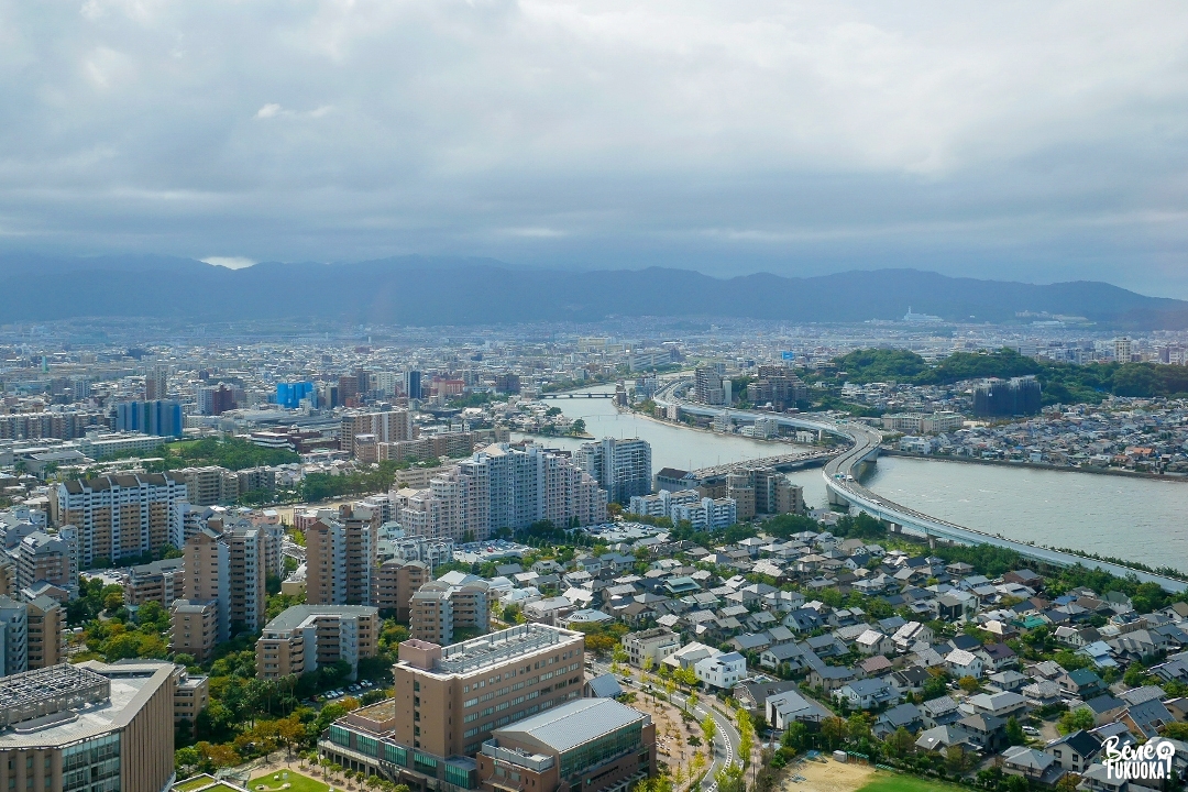 Vue sur Fukuoka depuis la tour de Fukuoka, Fukuoka