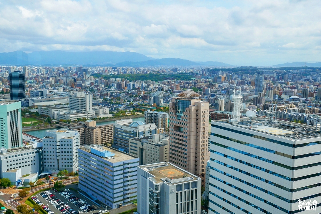 Vue sur Fukuoka depuis la tour de Fukuoka, Fukuoka