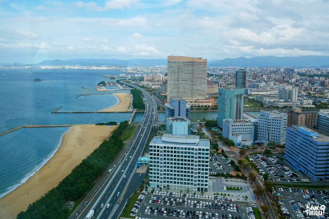 Vue sur Fukuoka depuis la tour de Fukuoka, Fukuoka