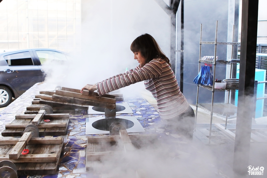 Chinetsu Kanko Labo Enma, restaurant de cuisine à la vapeur d'onsen, Beppu