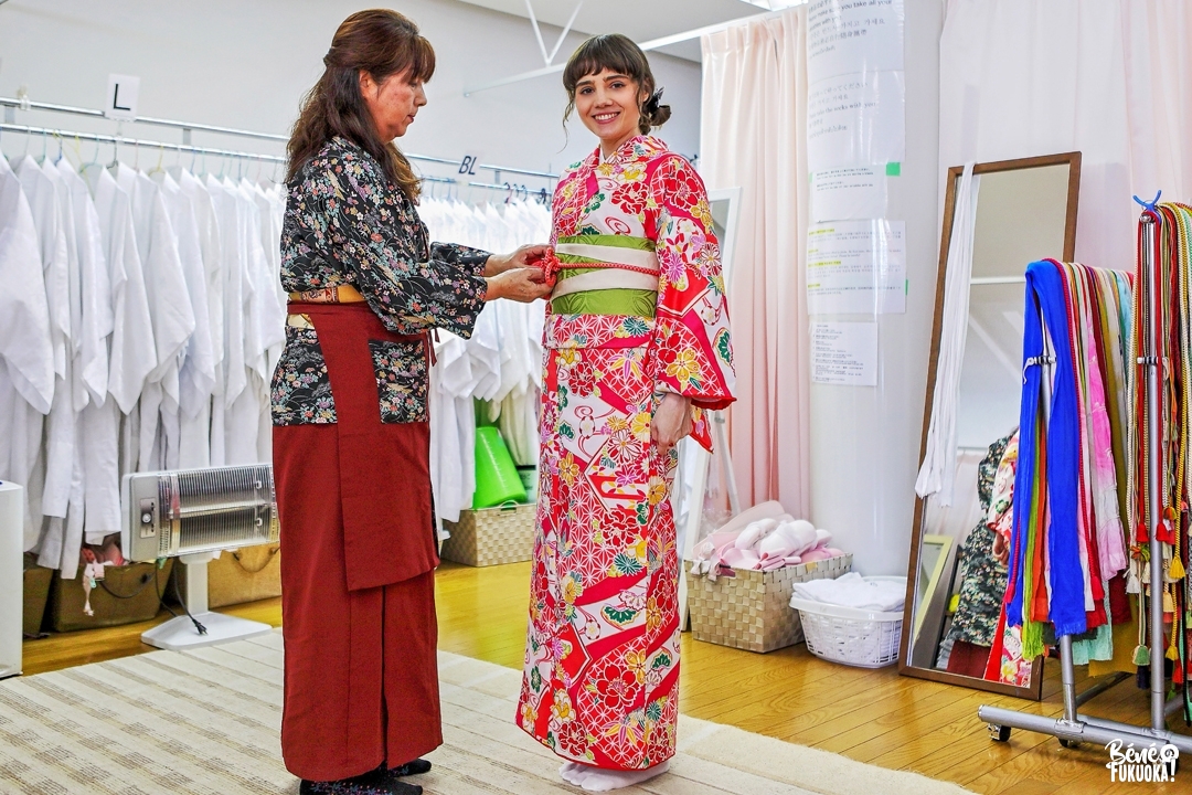Warakuan, location de kimono à Kitsuki, préfecture d'Ôita