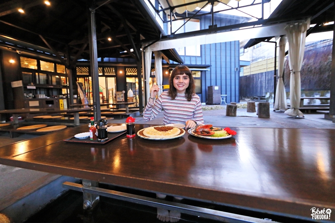 Ashiyu au restaurant Chinetsu Kanko Labo Enma, Beppu