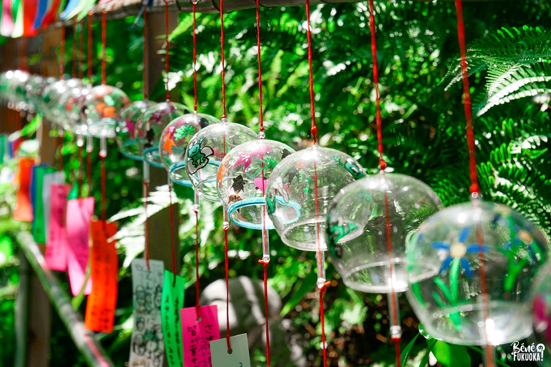 Festival des clochettes de vent (fûrin matsuri) au temple des grenouilles, Kaeru-dera, Ogôri, Fukuoka