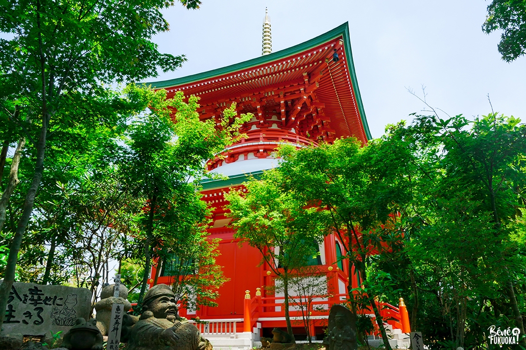 La pagode du temple des grenouilles (Kaeru-dera) de Fukuoka