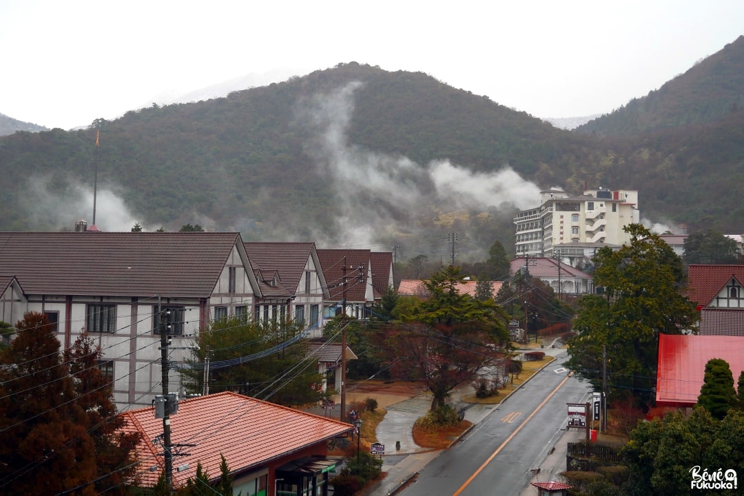 Unzen sous la pluie, Nagasaki