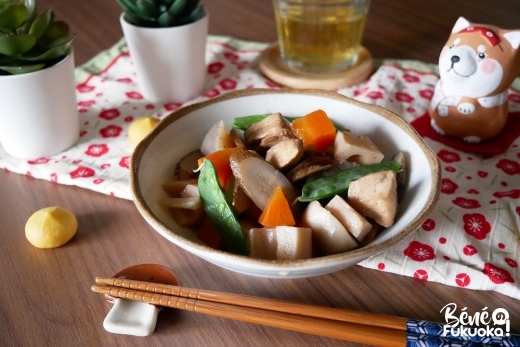 Game-ni (Chikuzen-ni), un plat japonais originaire de Fukuoka