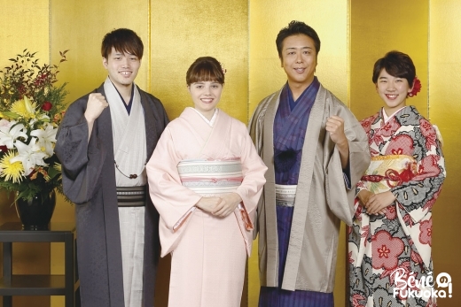 Séance de discussion avec le maire Takashima Sôichirô pour le journal de la ville de Fukuoka