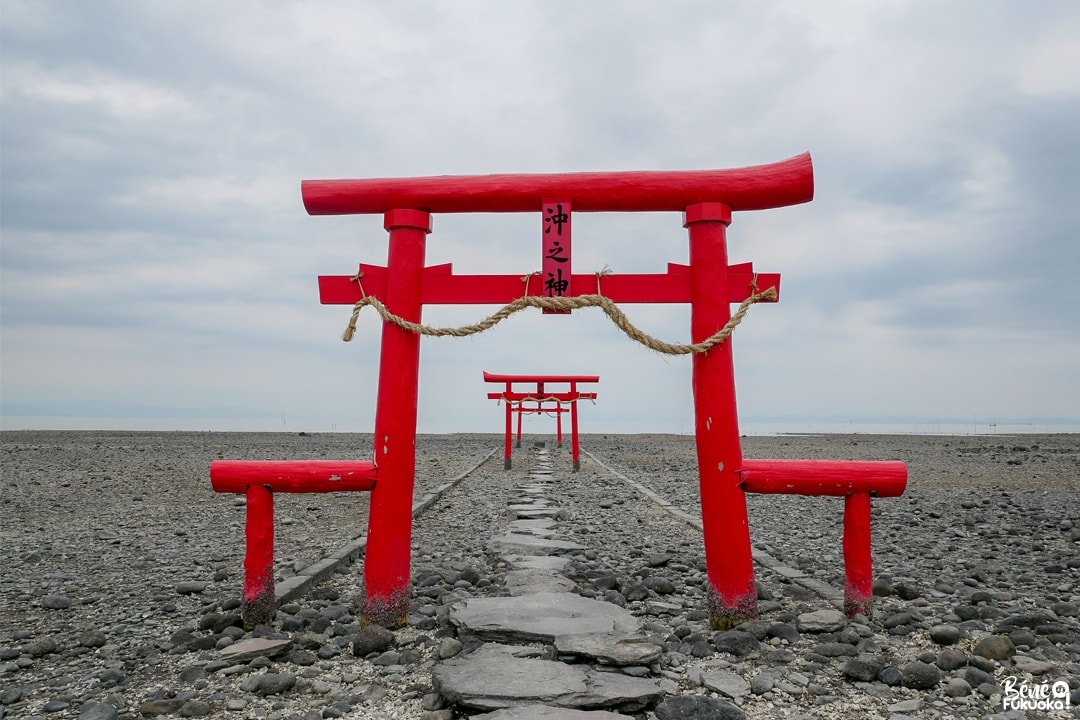 Les torii flottants de Tara, préfecture de Saga