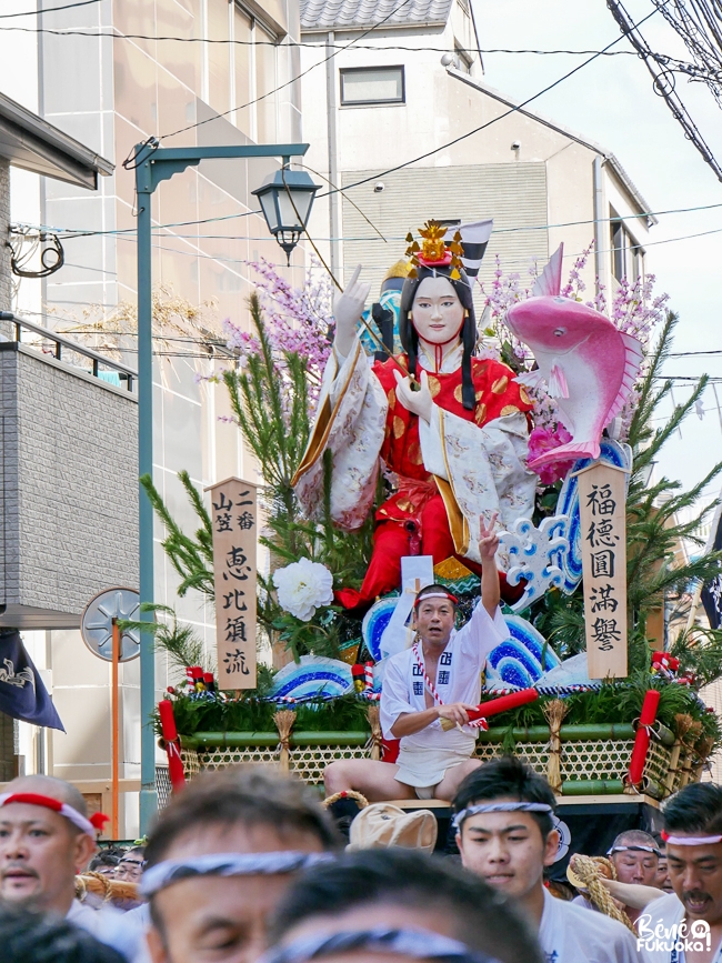 Oiyama Narashi, Festival Hakata Gion Yamakasa, ville de Fukuoka
