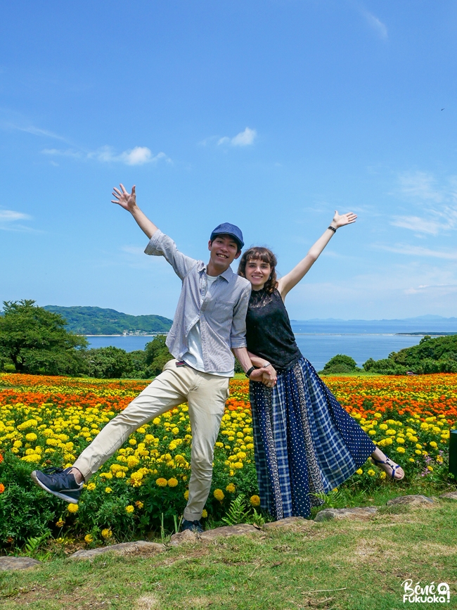 En visite au parc de Nokonoshima, Fukuoka