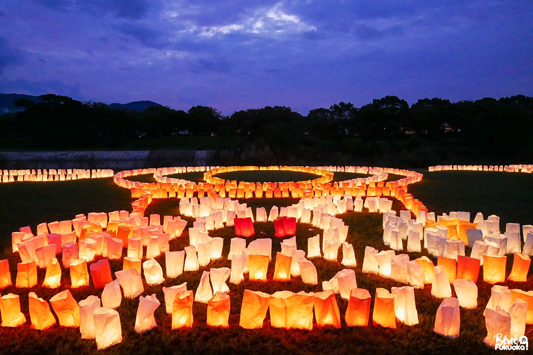 Festival des lanternes du fleuve Muromi (2019), Fukuoka