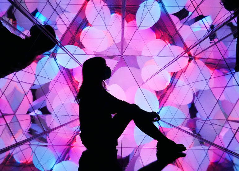 Visite de l'expo teamLab Forest à Fukuoka