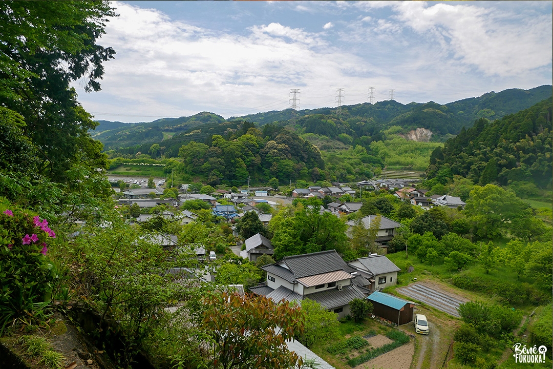 Vue depuis le temple Daikôzen-ji, Kiyama, préfecture de Saga