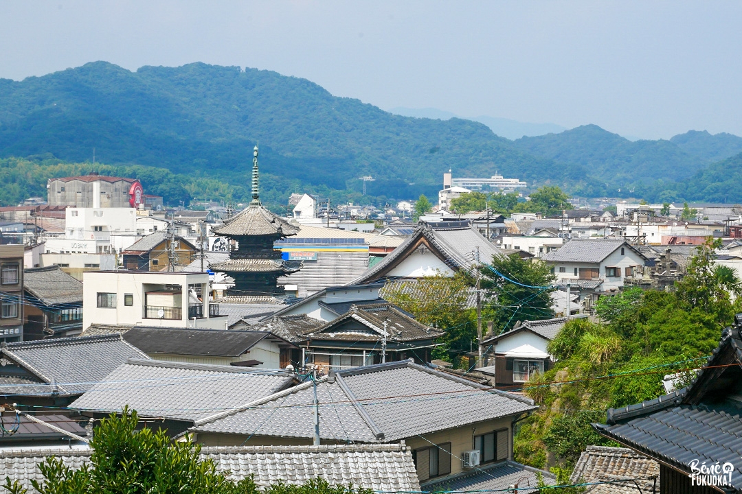 Vue sur la ville d'Usuki (préfecture d'Ôita)