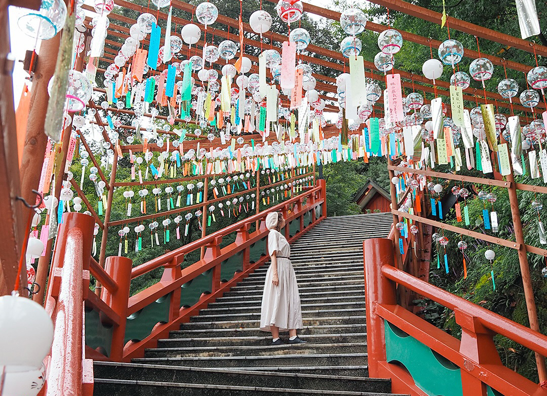 Le festival des fûrin du sanctuaire Yûtoku Inari, Saga