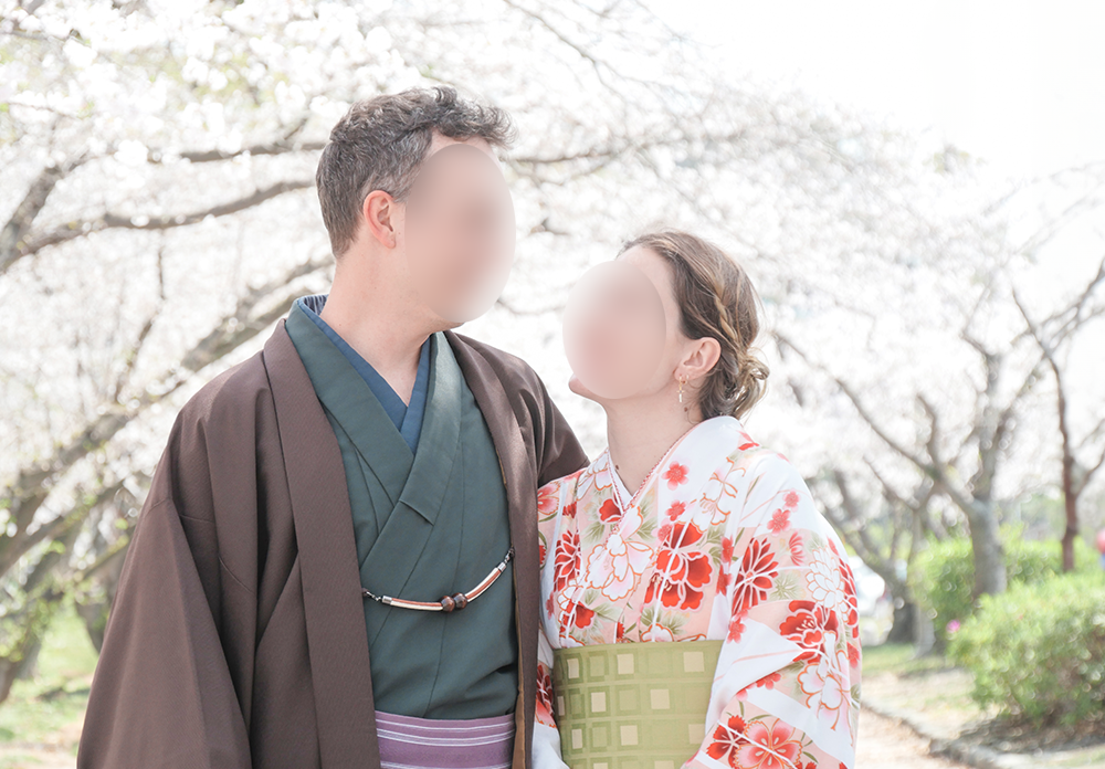 Photographe française à Fukuoka. Photos en kimono, photos de famille, photos de couple, photos d'enfants