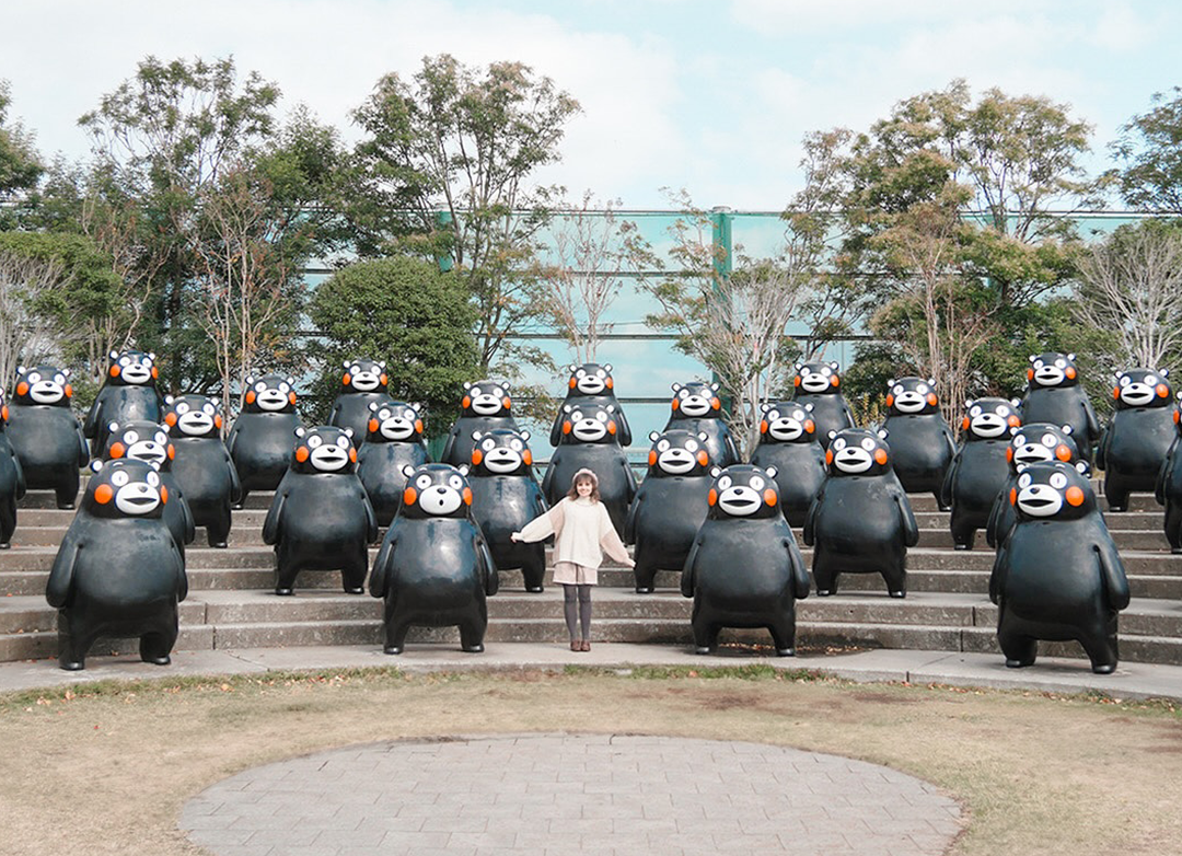 Itinéraire Kumamoto - port Kumamon à Yatsushiro