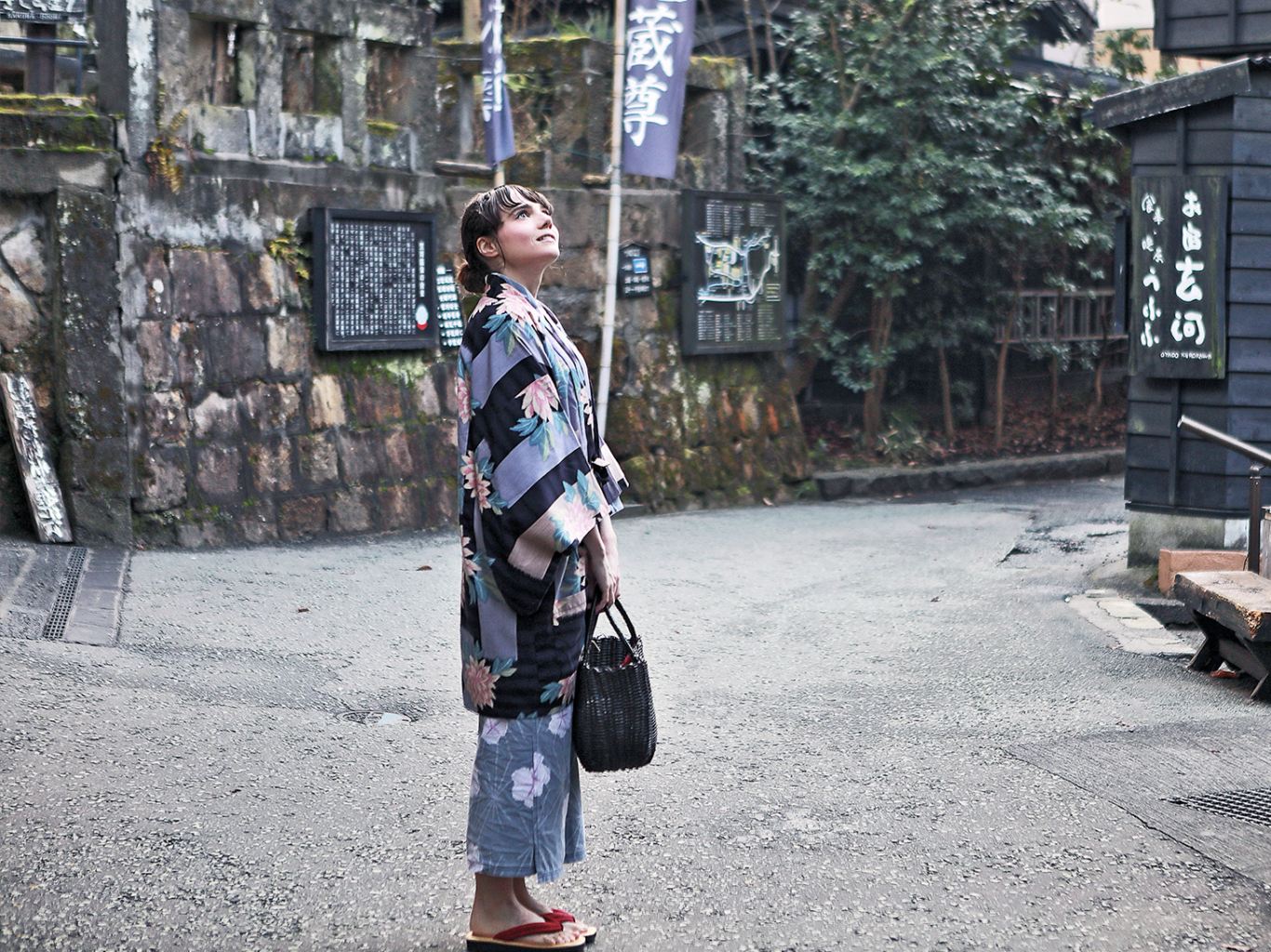 Kurokawa onsen, Kumamoto, Japon