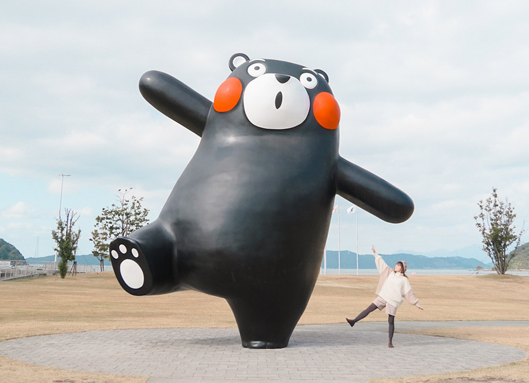 Le port Kumamon de Yatsushiro, Kumamoto