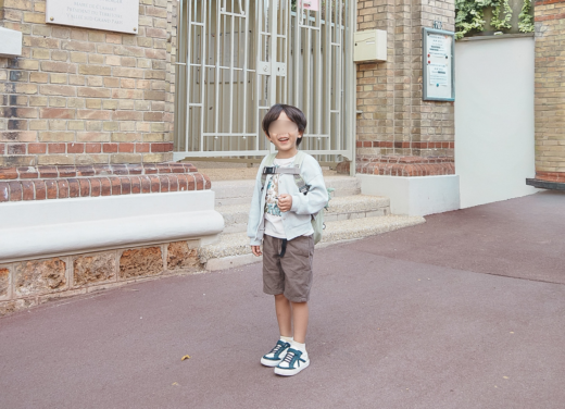 La première rentrée française d'un enfant franco-japonais à Clamart
